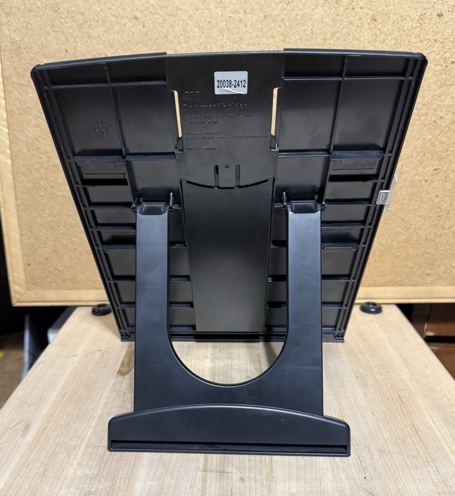 3M Desktop Document Holders, 18", Black/Silver USED