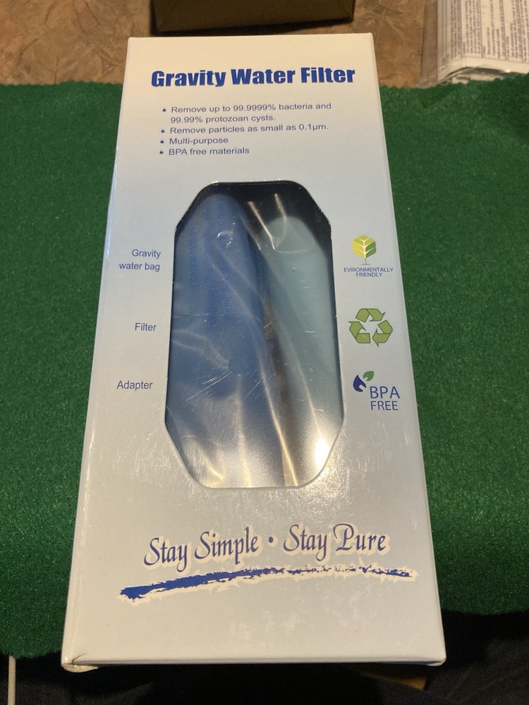 Gravity Water Filter with Bag And Filter by Membrane Solutions