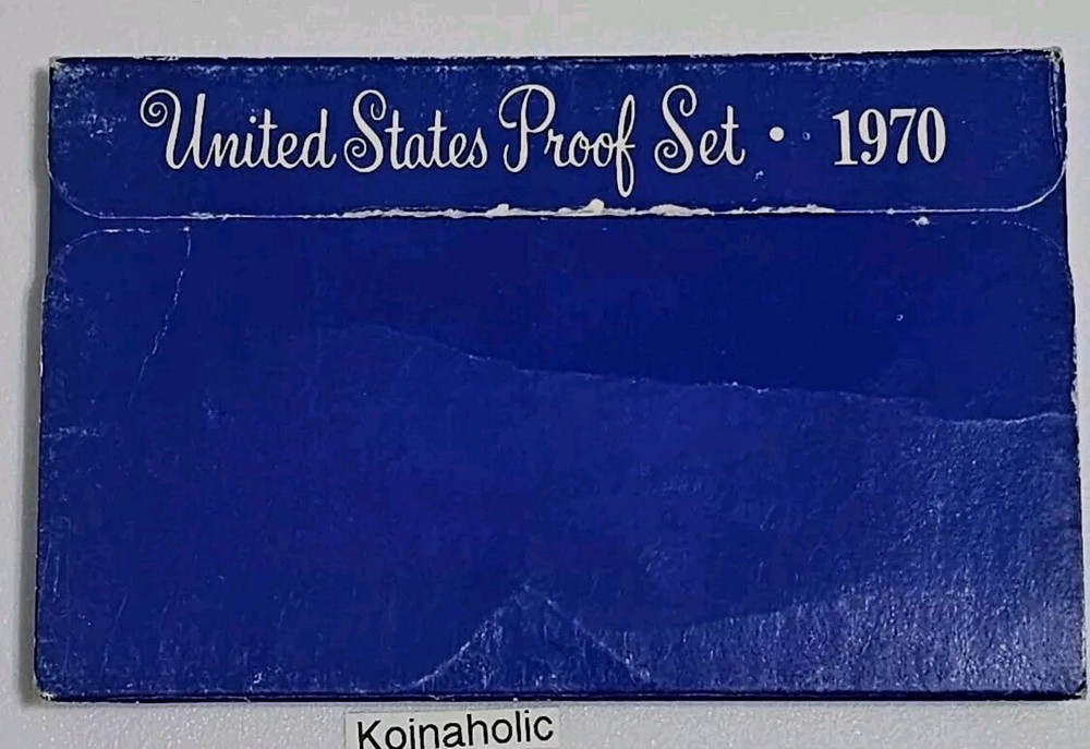 1970 S SILVER Proof Set, OGP Packaging, Clean Box, Pulled From Storage, Fast 🚢