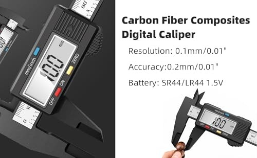 Digital Calipers-150mm/ 6” Electronic Micrometer Caliper Measuring Tool with