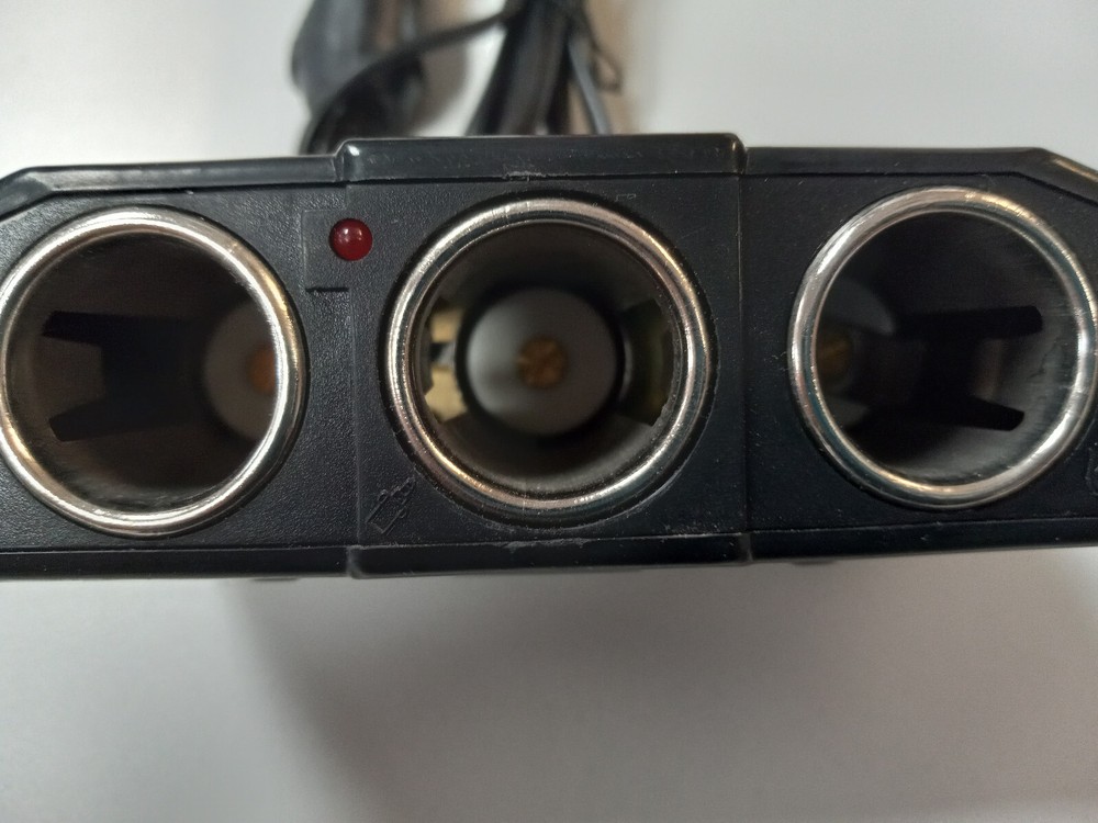 ProTrucker Accessory 12V DC 3-Hole Socket Cigarette Lighter Expander 1X3 Adapter