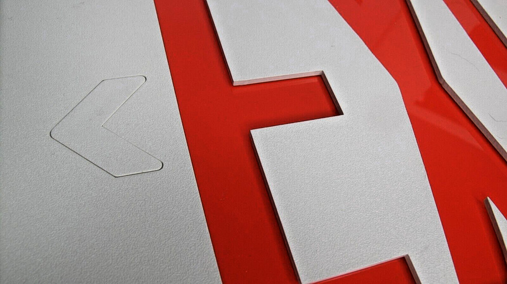 Crescent Universal SP Red LED Exit Light NOS CPRW32E