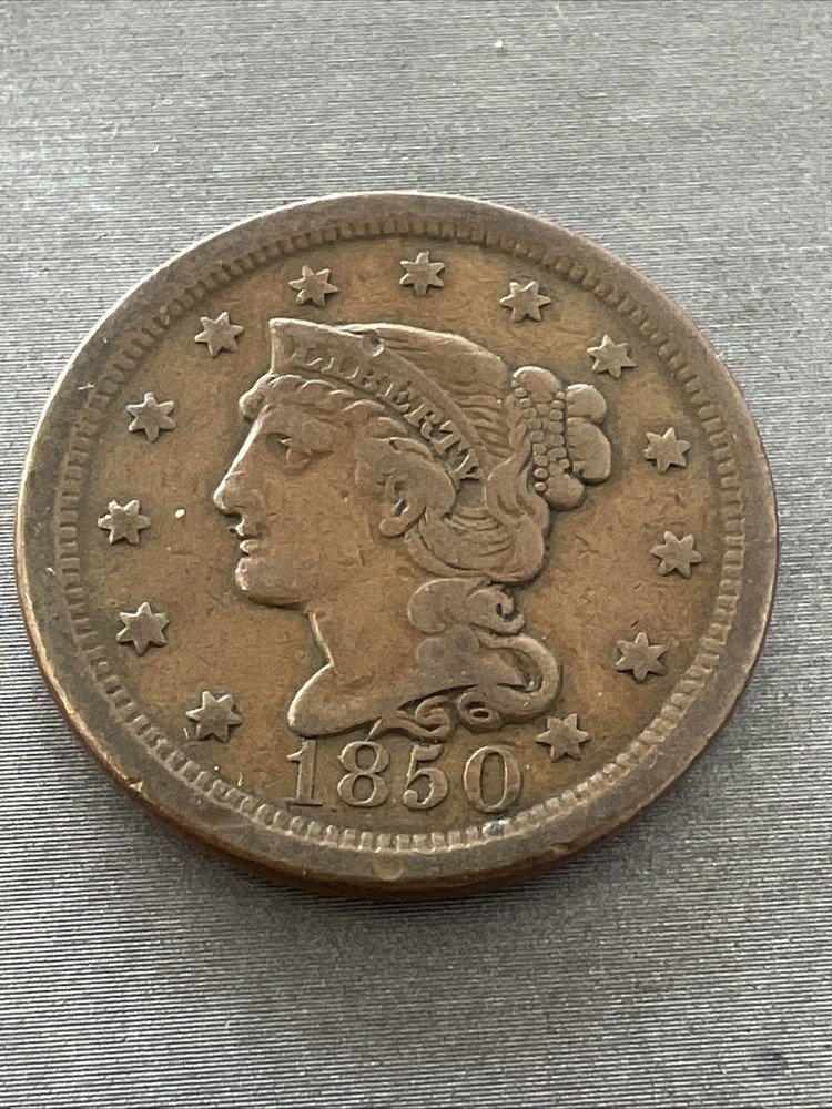 1850 Large Cent #1004