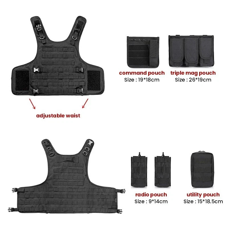 security Vest security vest Quick Release vest carrier