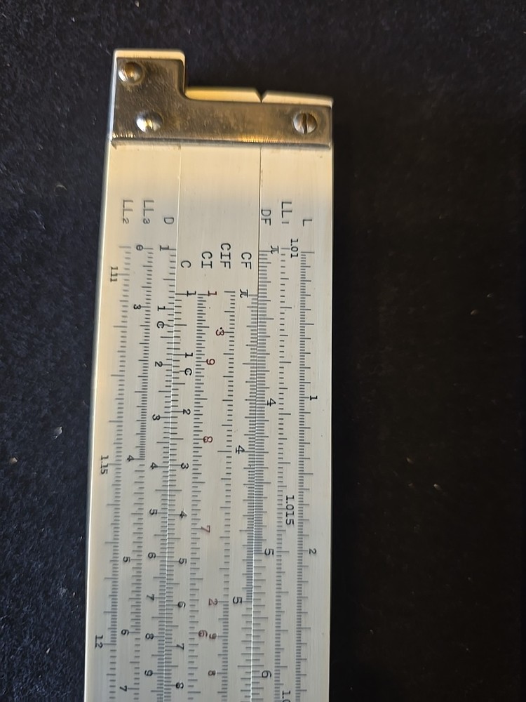 Micronta Slide Rule Leather Case Made in Japan #150