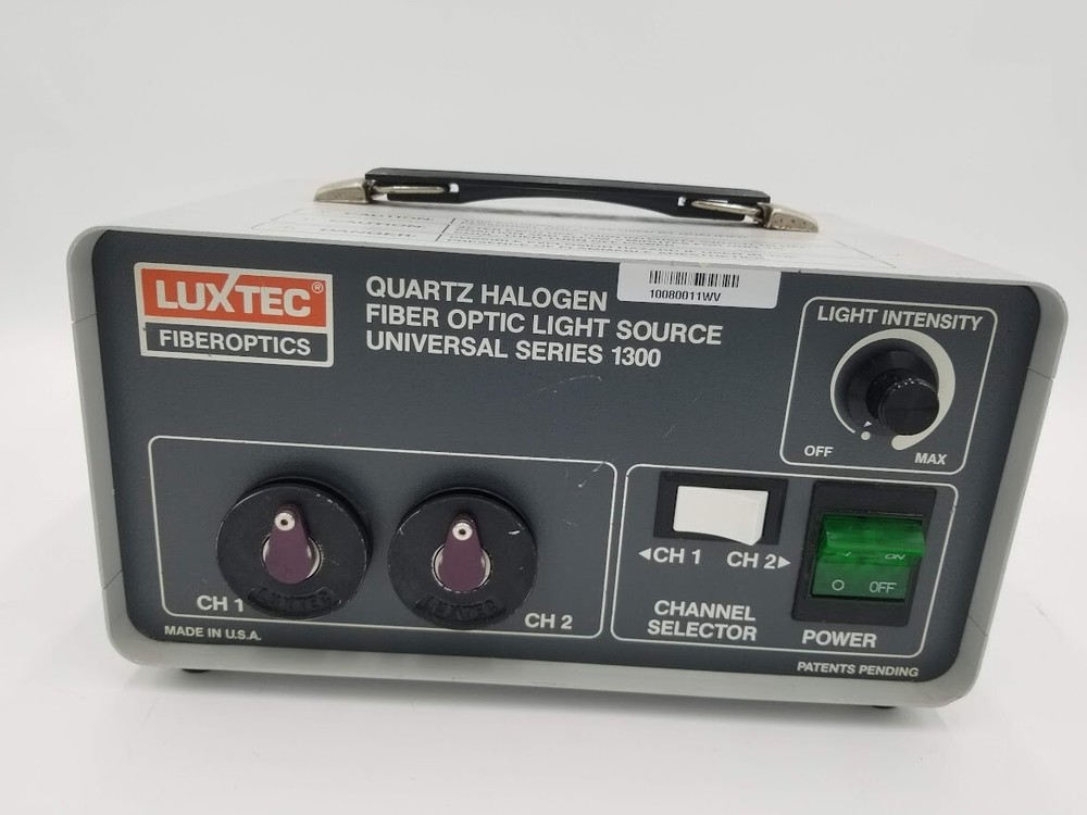 Luxtec Quartz Halogen Fiber optic light source universal series 1300