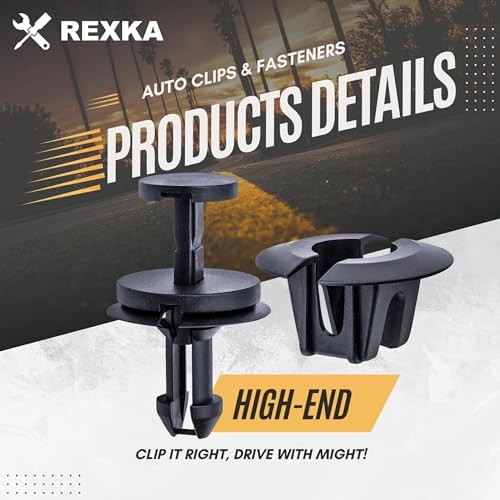 Rexka 15 Sets Silverado Bumper Clips Front Air Dam Deflector Retainer Clips