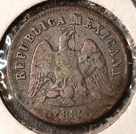 1882 Zs S Mexico 10 Centavos
