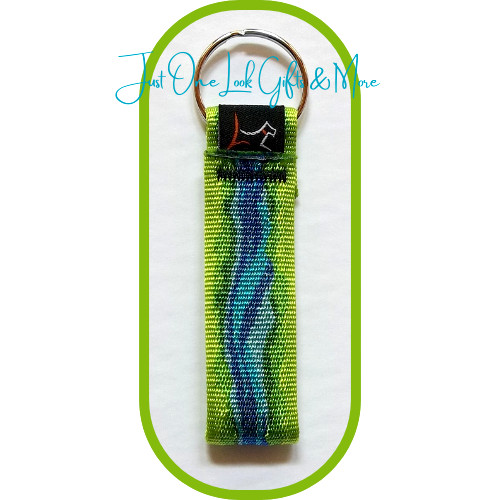 Lupine Keychain BLUE RIVER 1"x 4" ~ New