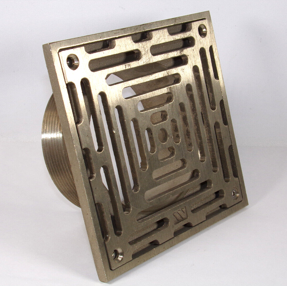 Watts M6-1 6" Square Nickel Bronze Strainer