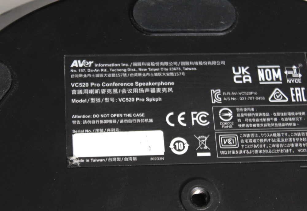 AVer VC520 Pro SPKPH Conference Speakerphone