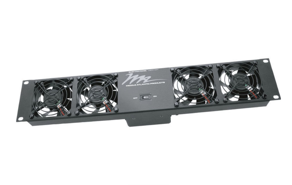 Middle Atlantic UQFP-4RT Economical Ultra Quiet Fan Panel