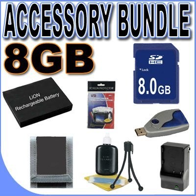 NB4L Lithium Ion Replacement Battery/Rapid Charger BigVALUEInc Accessory...