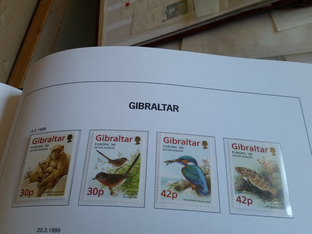 GIBRALTAR 1999 SG 853-856 EUROPA .MNH