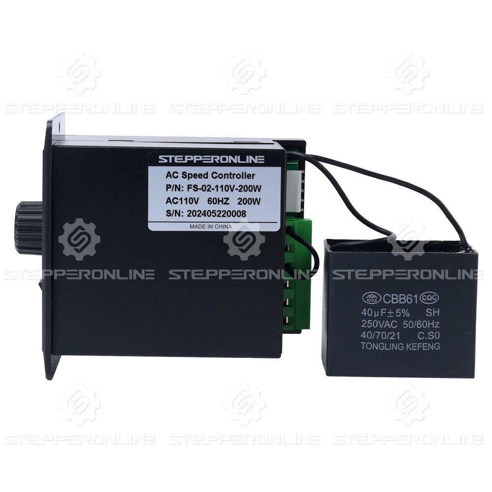 200W Single Phase 110VAC Motor Speed Controller for Variable Speed Motor