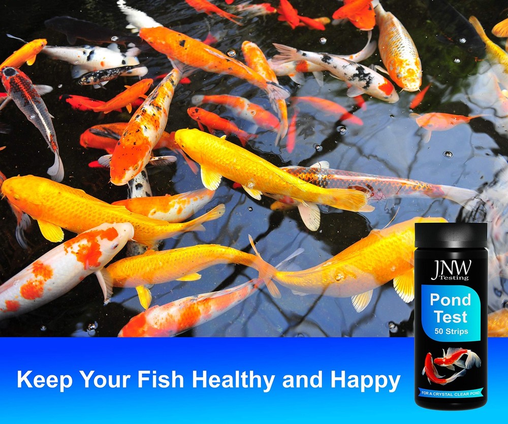 Pond Test Strips - 7-1 Water Testing Kit with Ebook - pH Kit...