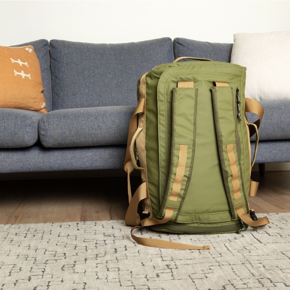 Duffel Bag Backpack Hybrid - Meets Carry On Size Requirements Multi Compartment