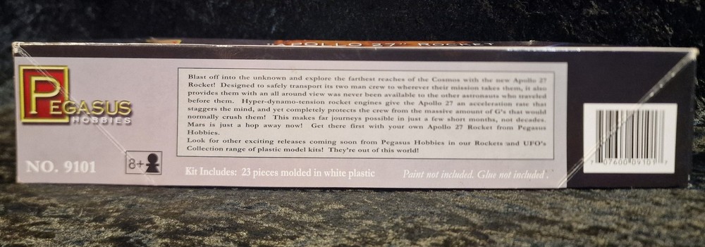 Space : Apollo 27 rocket model kit made by PEGASUS