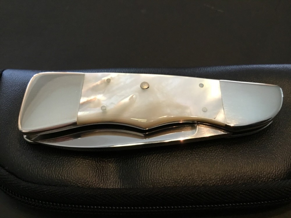 Custom Ray Cook Master Smith MOP Slipjoint Folder Folding Knife
