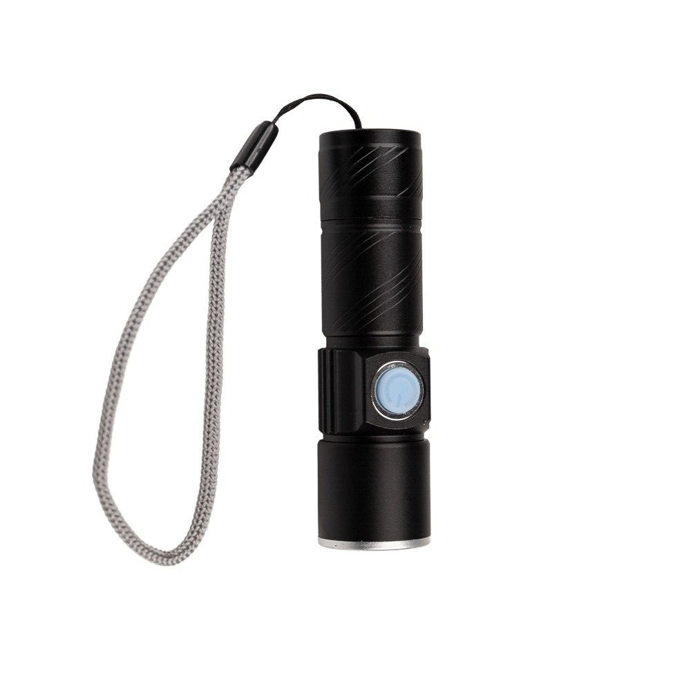 LED Flashlight 3 Light Modes USB Rechargeable Flashlight Pocket Emergency EDC