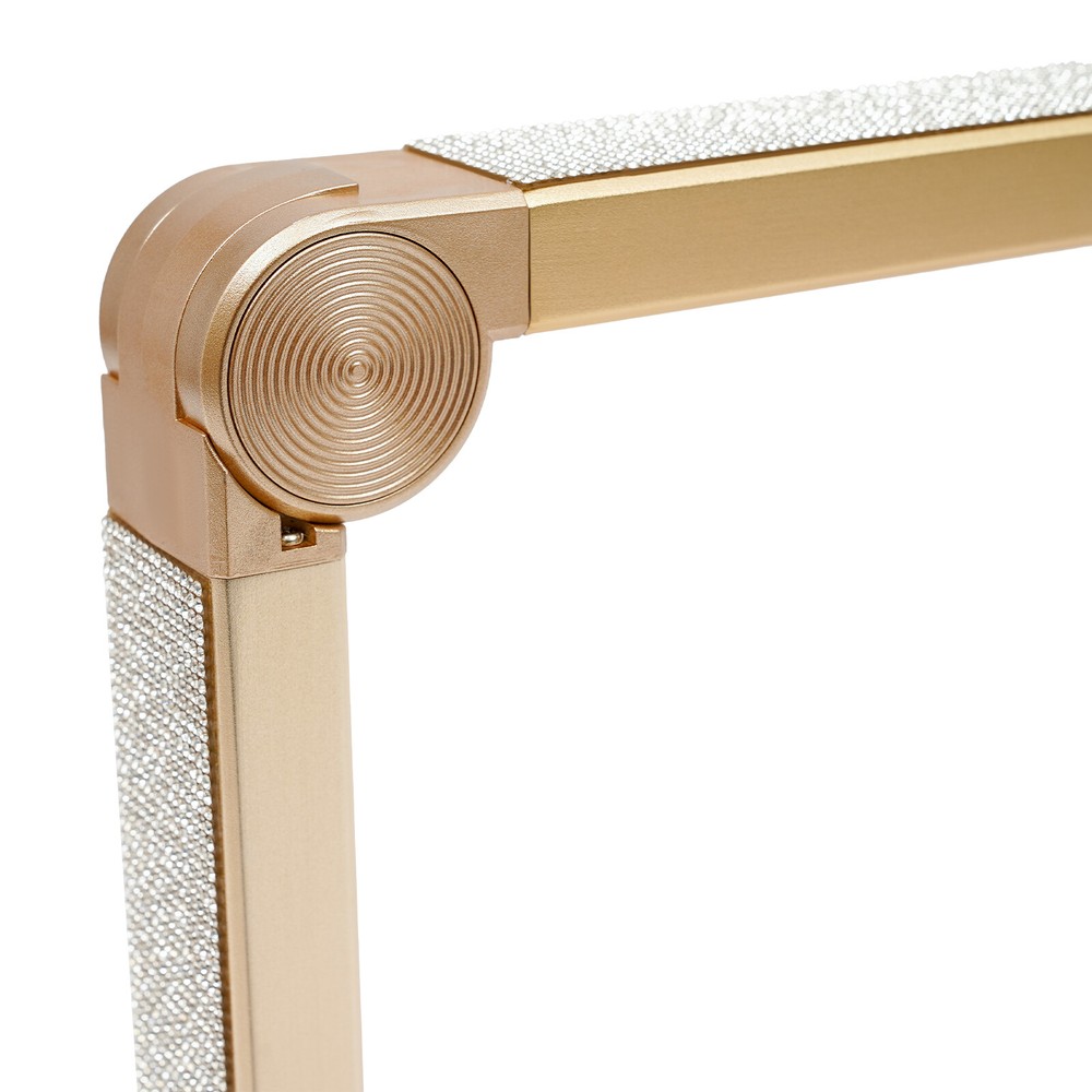 48W LED Lash Light with 3 Color Modes, Adjustable Brightness, Foldable Design