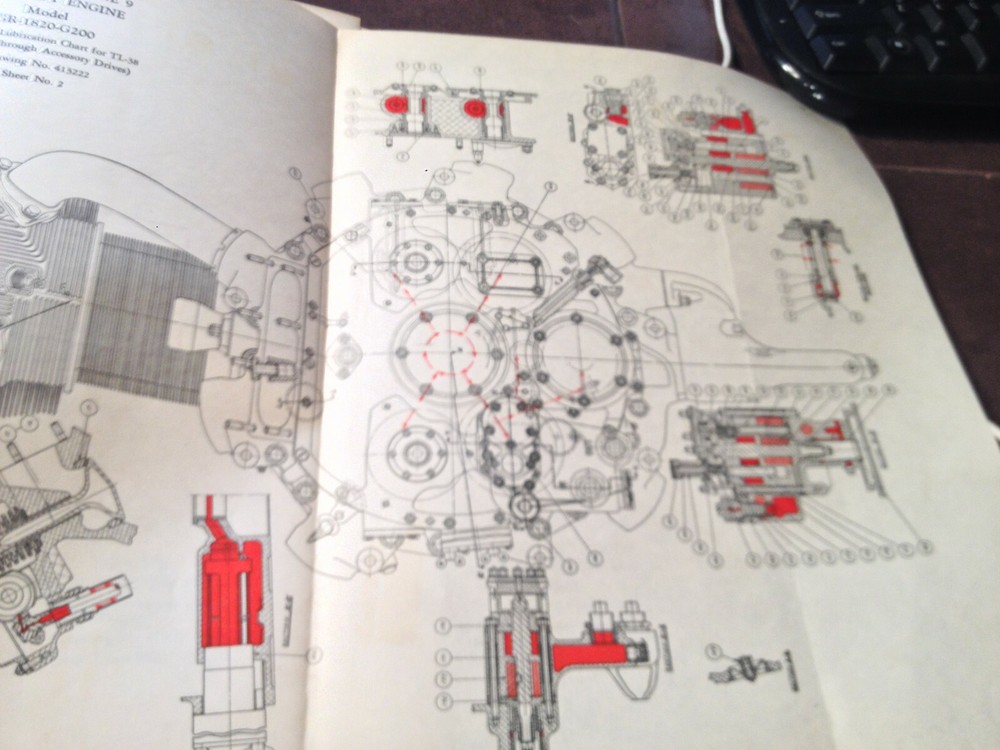 Original 1940 Wright Cyclone GR-1820-G200 Install, Ops & Maintenance Manual