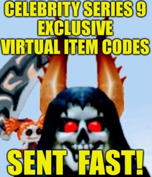 Celebrity Series 9 Exclusive Virtual Item Code Messaged FAST
