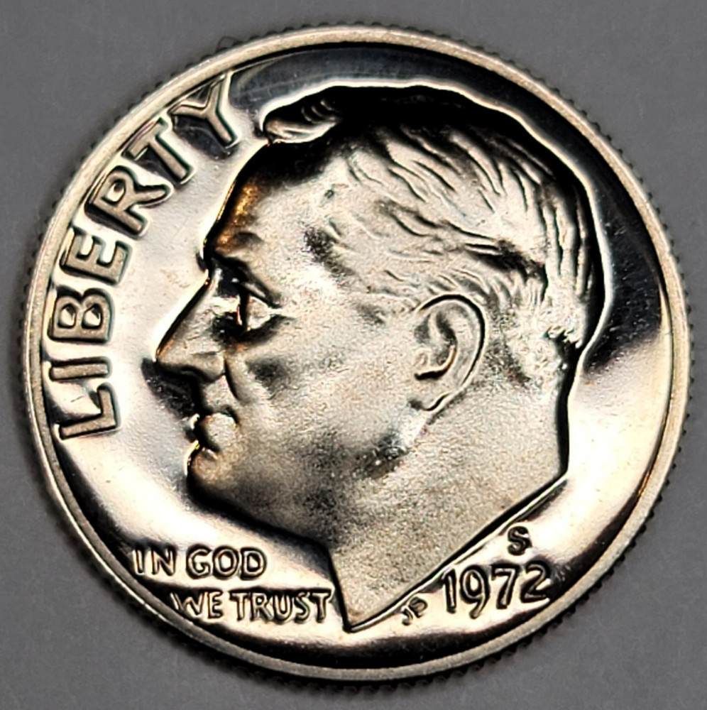 1972 S Gem Proof Roosevelt Dime