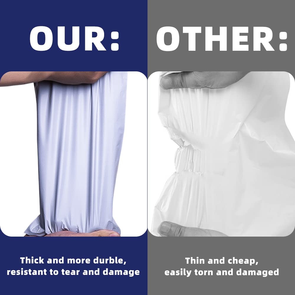 POLYSELLS Poly Mailers Shipping Envelopes, Strong Adhesive Sealing, Waterproof,