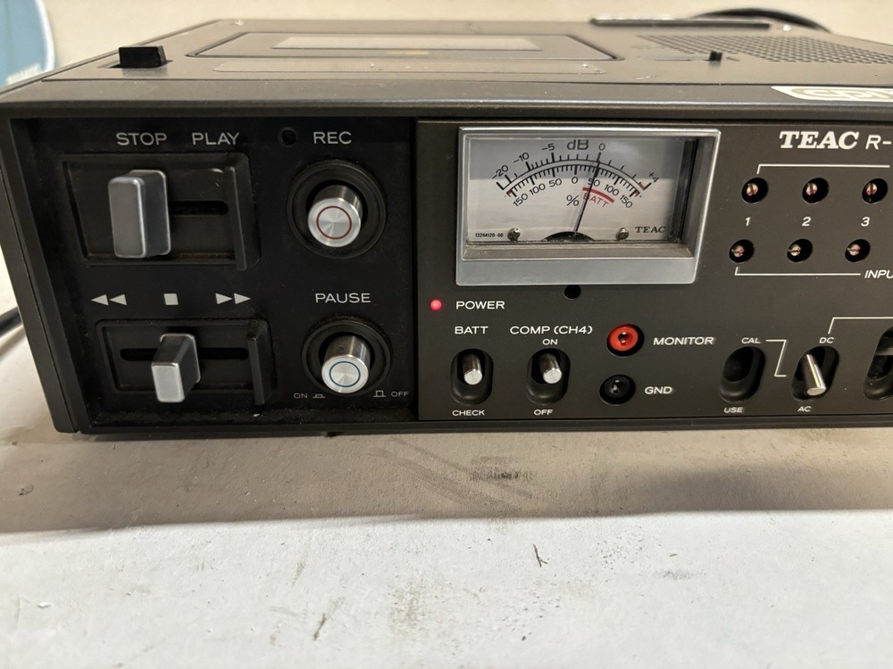 Vintage Teac R-71 Cassette Data Recorder Portable