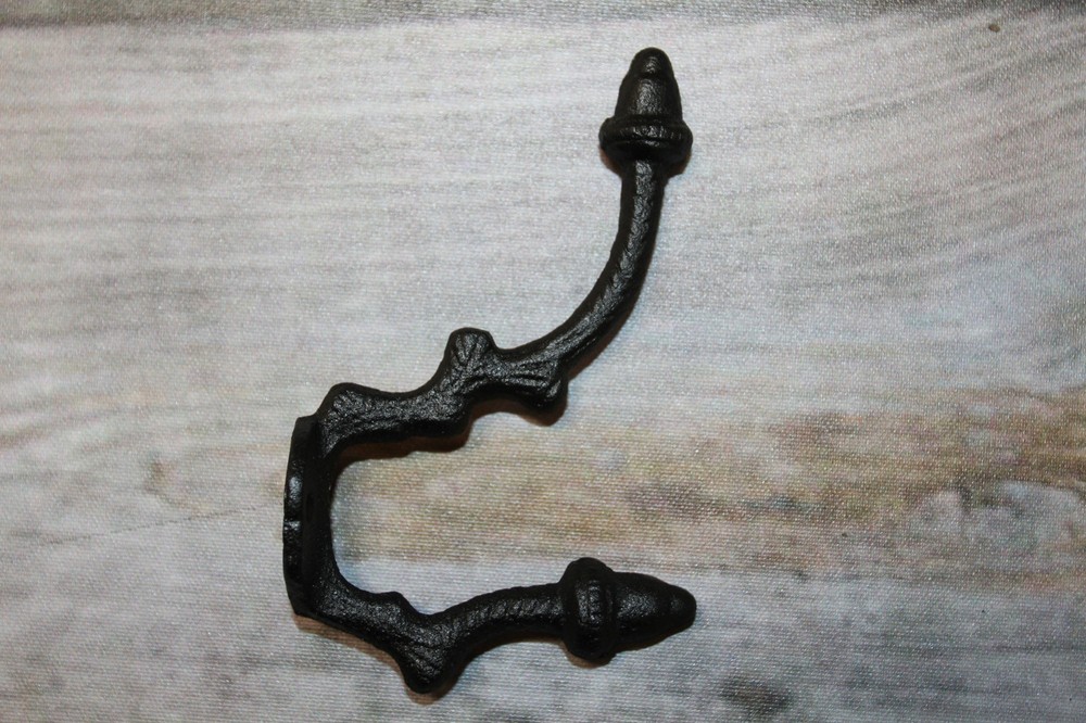 2-ANGULAR ACORN DOUBLE Wall Hooks,Fall Home Decor,Country Kitchen Decor,H-19
