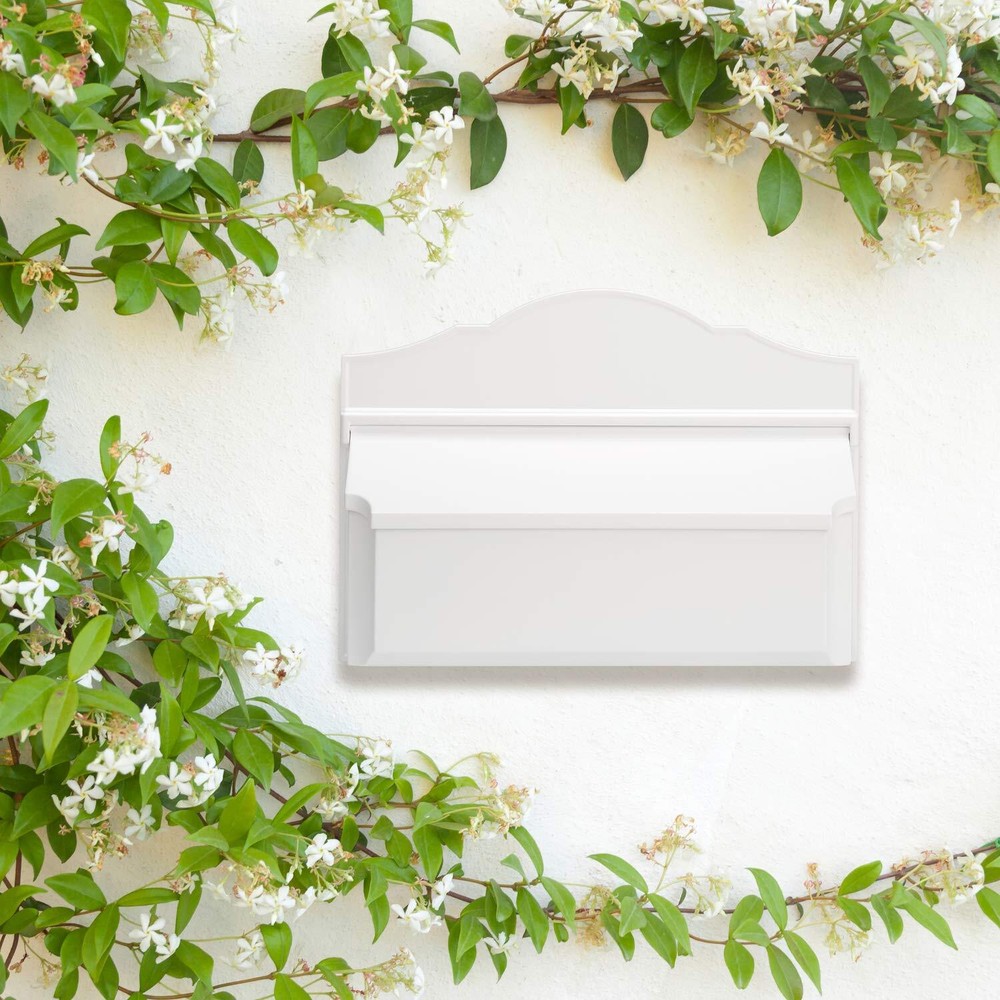 16602 Colonial Wall Mailbox White