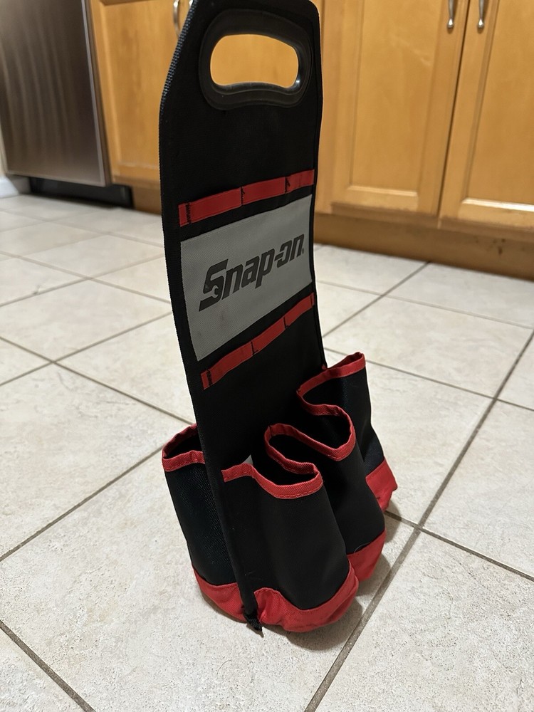Snap On Tools Carry Pouch Organizer Case Tool Pockets Excellent Condition!