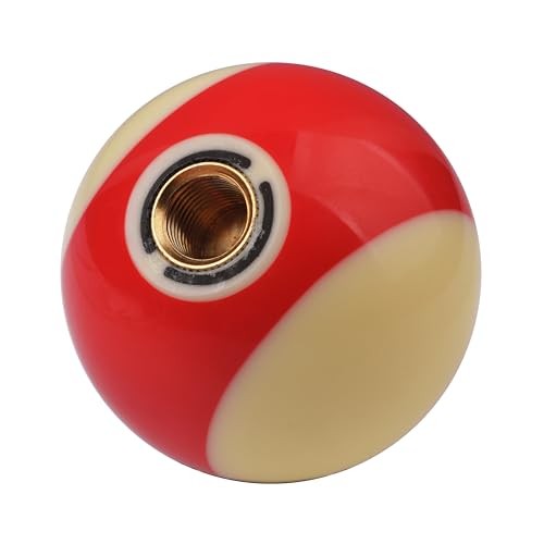 Pool Ball Shift Knob Stick Shift Knobs Round Billiard Ball Stick Shift Red 11