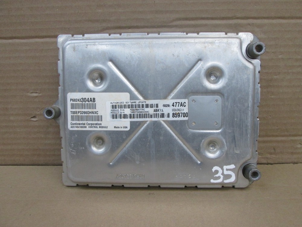 16 17 18 Dodge Ram 1500 Engine Control Module Computer ECM ECU 68298477