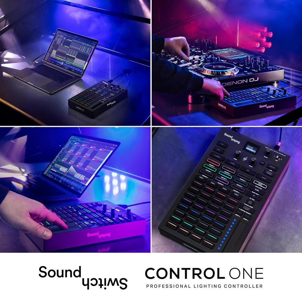 Control One - Professional DMX DJ Lighting Controller with 3 Months Software Ac