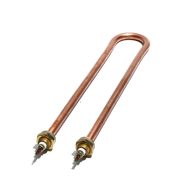 Electric Heating Element Copper M18 Thread U-Shaped Heater Tube 1-4KW 110V/220V