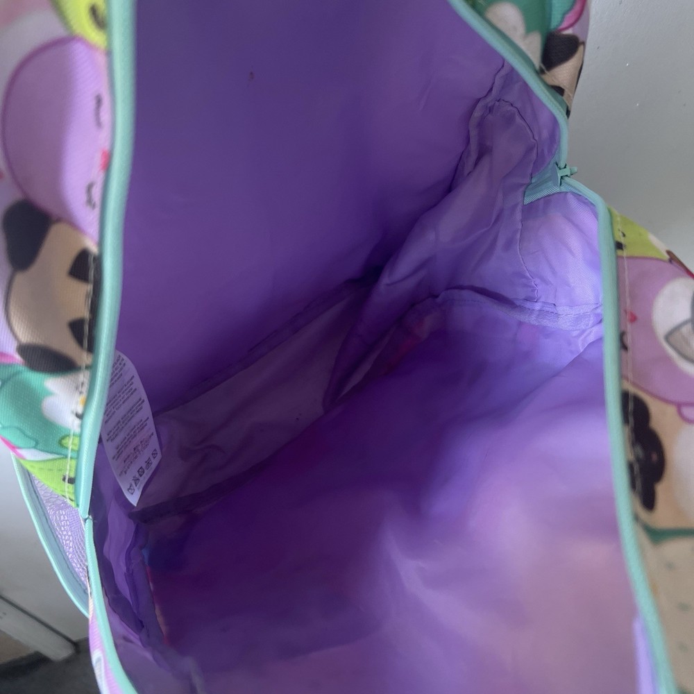 Squishmallow- Kid’s 14” Backpack Lavender and Blue