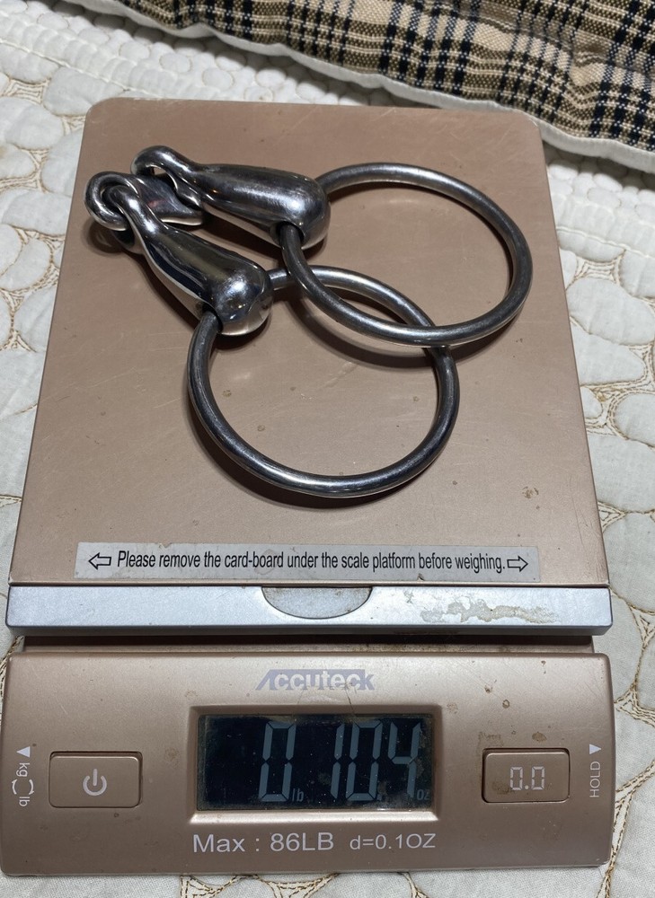 Horse BIT - 4.75" Loose Ring dogbone Snaffle