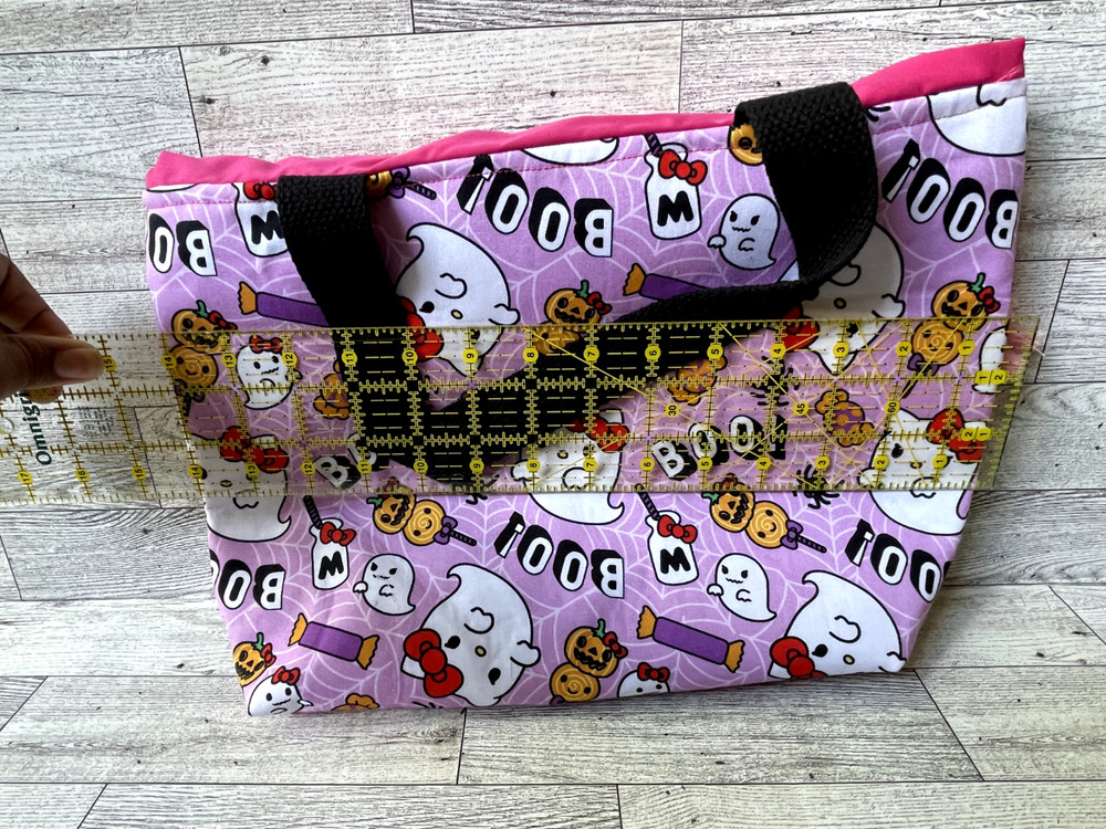 Project Bag Knitting Crochet DrawstringYarn Storage Halloween Ghost Fall Storage