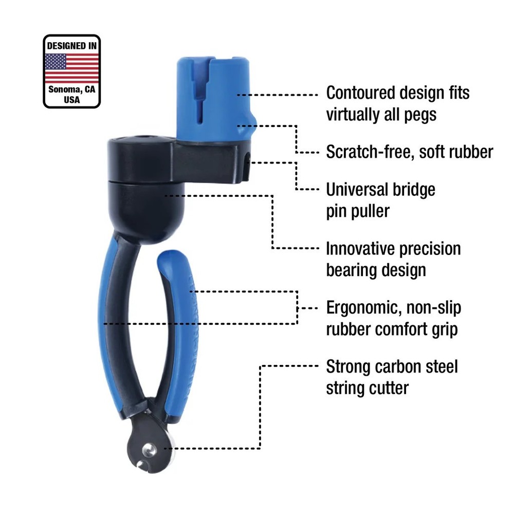 MusicNomad GRIP ONE String Winder, Cutter, Puller
