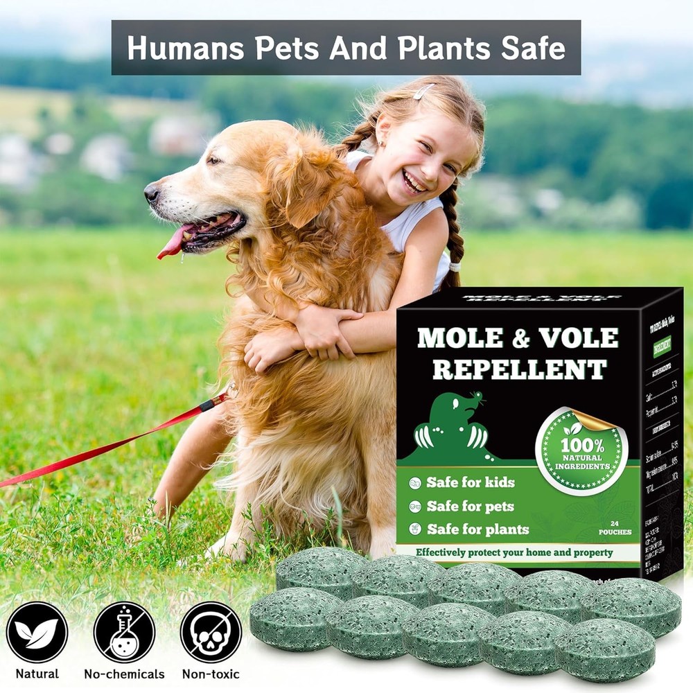 Mouse Deterrence Balls (12-Piece): Natural Formula for Kid-Safe Homes