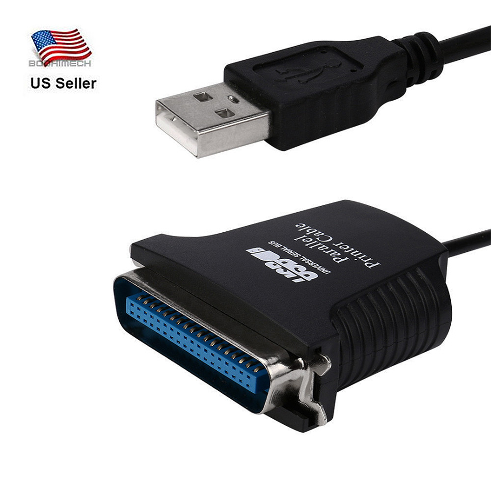 USB To DB36 Female Port Parallel Printer Converter Cable