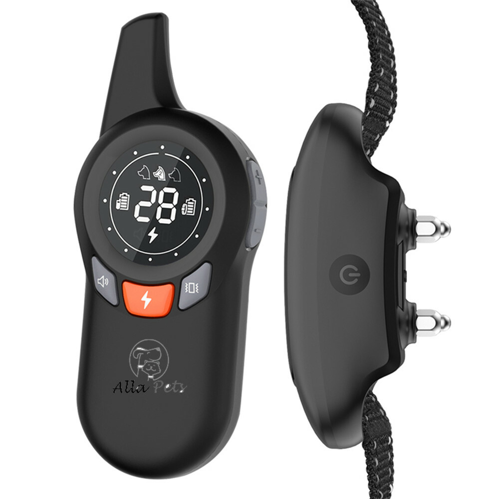 Alla Pet Dog Remote Training Collar,Beep,Vibration,Shock,Rechargeable,Waterproof