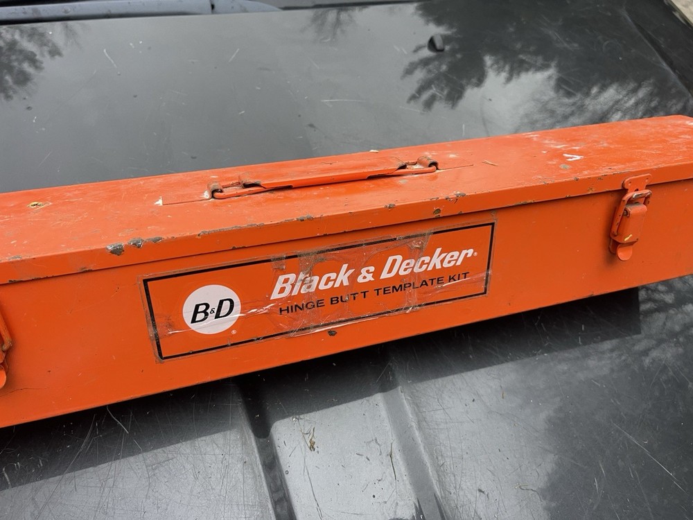 Black & Decker Hinge Butt Template Kit 57809 with Original Case