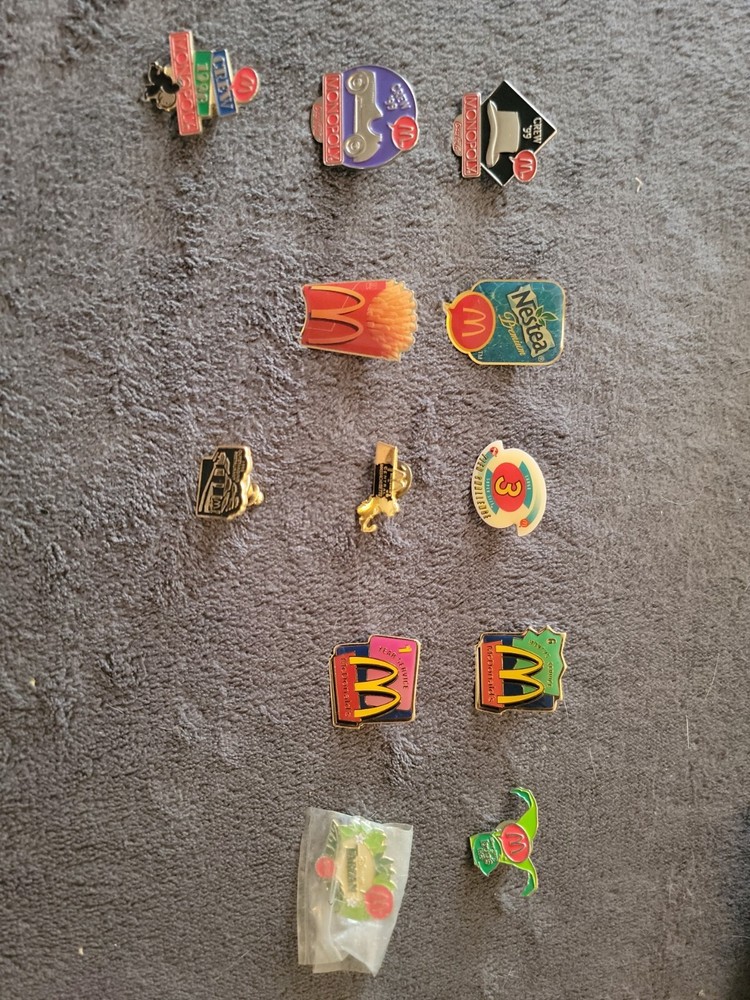 Assorted Vintage McDonald’s Hat Pins