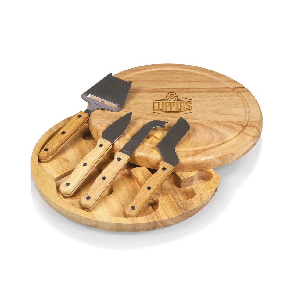LA Clippers Circo Cheese Board and Tools Set New
