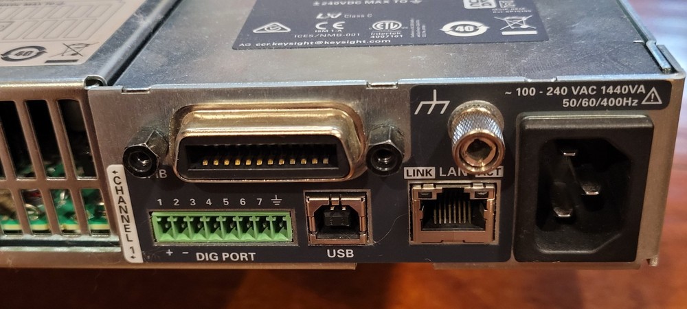 Keysight N6701C Low-Profile Modular Power System Mainframe, 600W, with 2 Modules