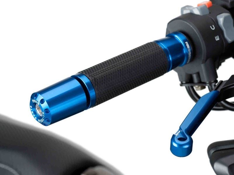 Puig Orange Long Bar Ends Kawasaki Z800 E 2013-2016