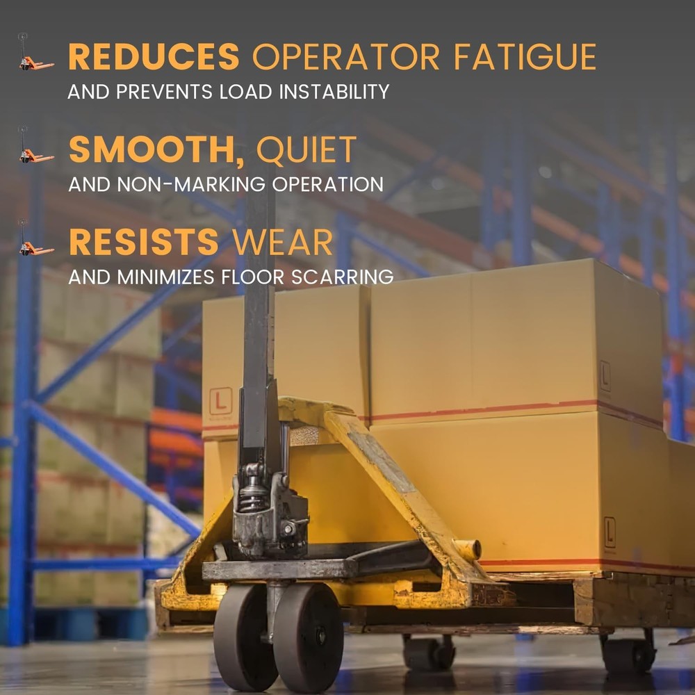 for Crown PTH50 Pallet Jack Front Load Wheels Replacement Kit Front Load Roller